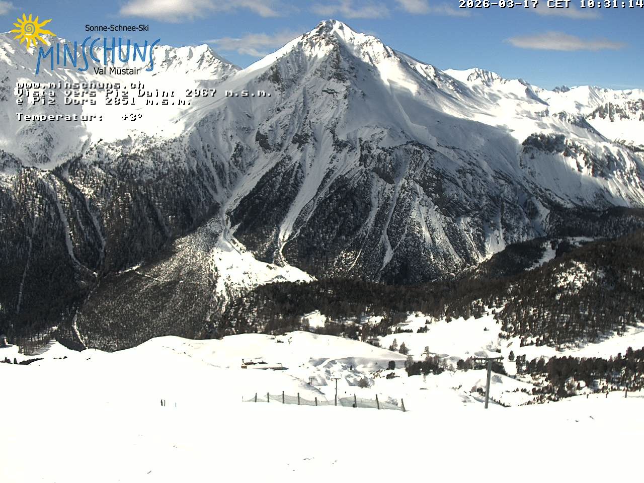 Archiv Foto Webcam Minschuns / Val Müstair