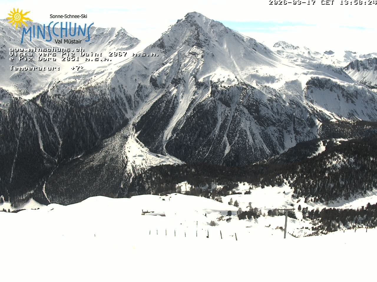 Archiv Foto Webcam Minschuns / Val Müstair