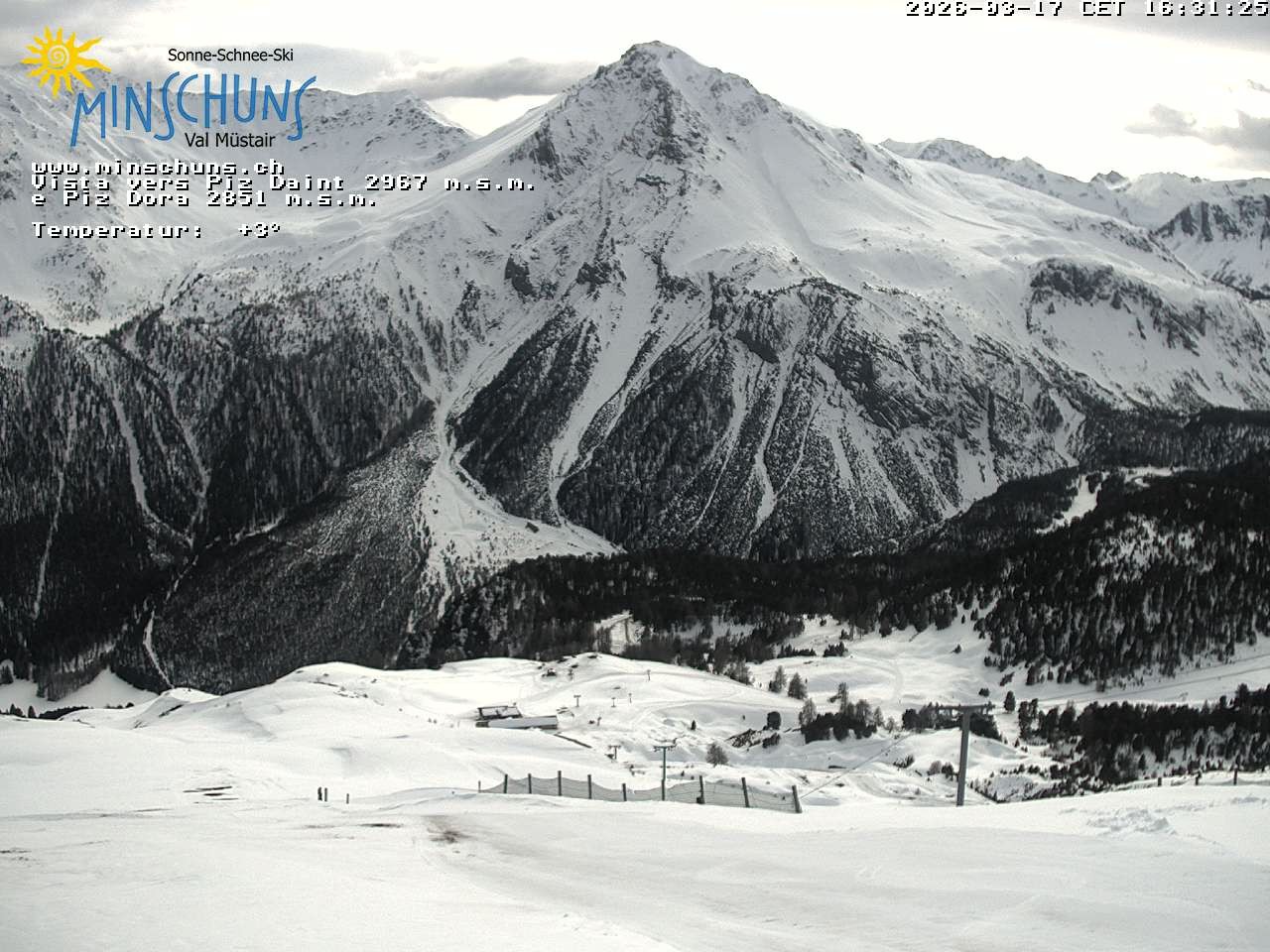 Archiv Foto Webcam Minschuns / Val Müstair