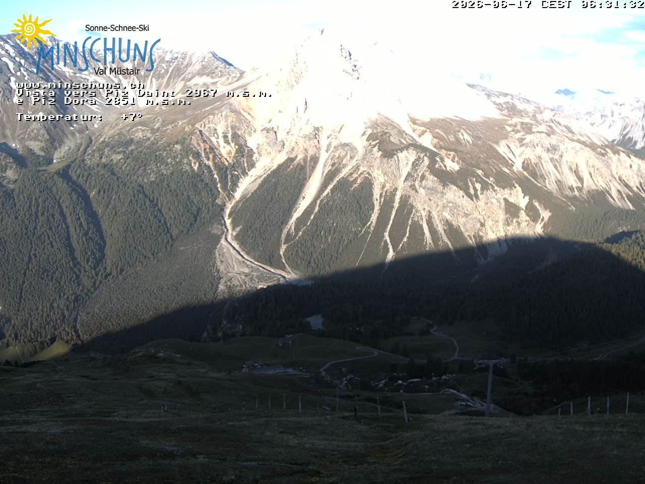 Archiv Foto Webcam Minschuns / Val Müstair