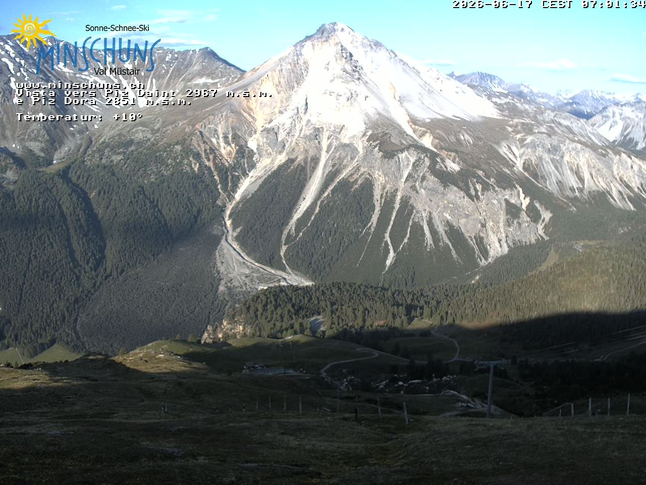 Archiv Foto Webcam Minschuns / Val Müstair