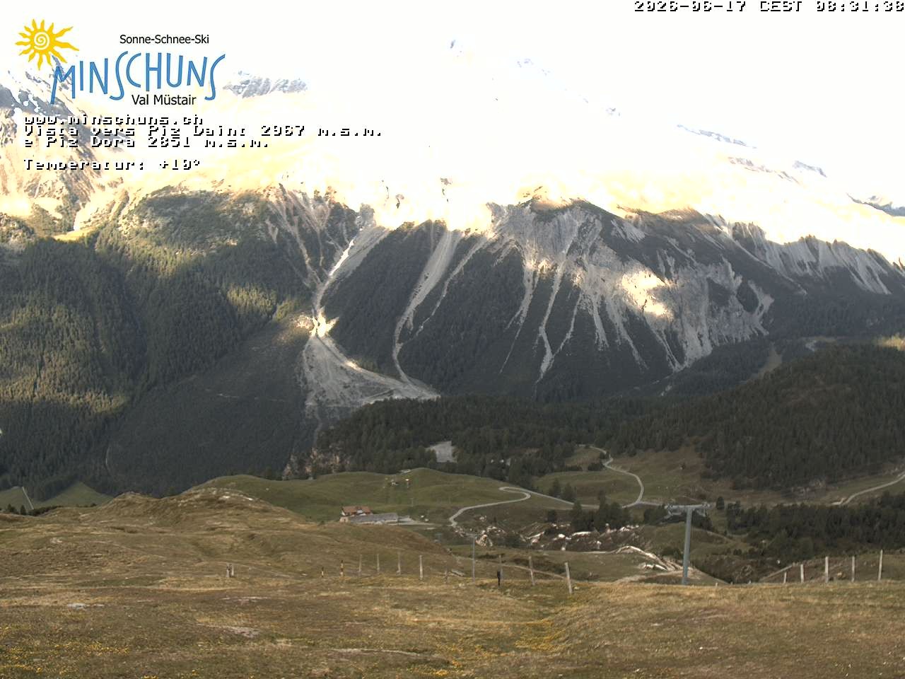 Archiv Foto Webcam Minschuns / Val Müstair
