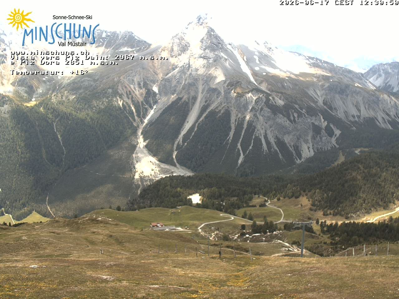 Archived image Webcam Minschuns / Val Müstair