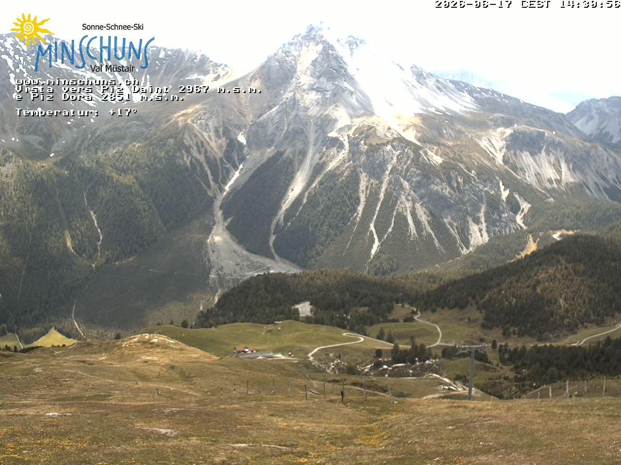 Archived image Webcam Minschuns / Val Müstair