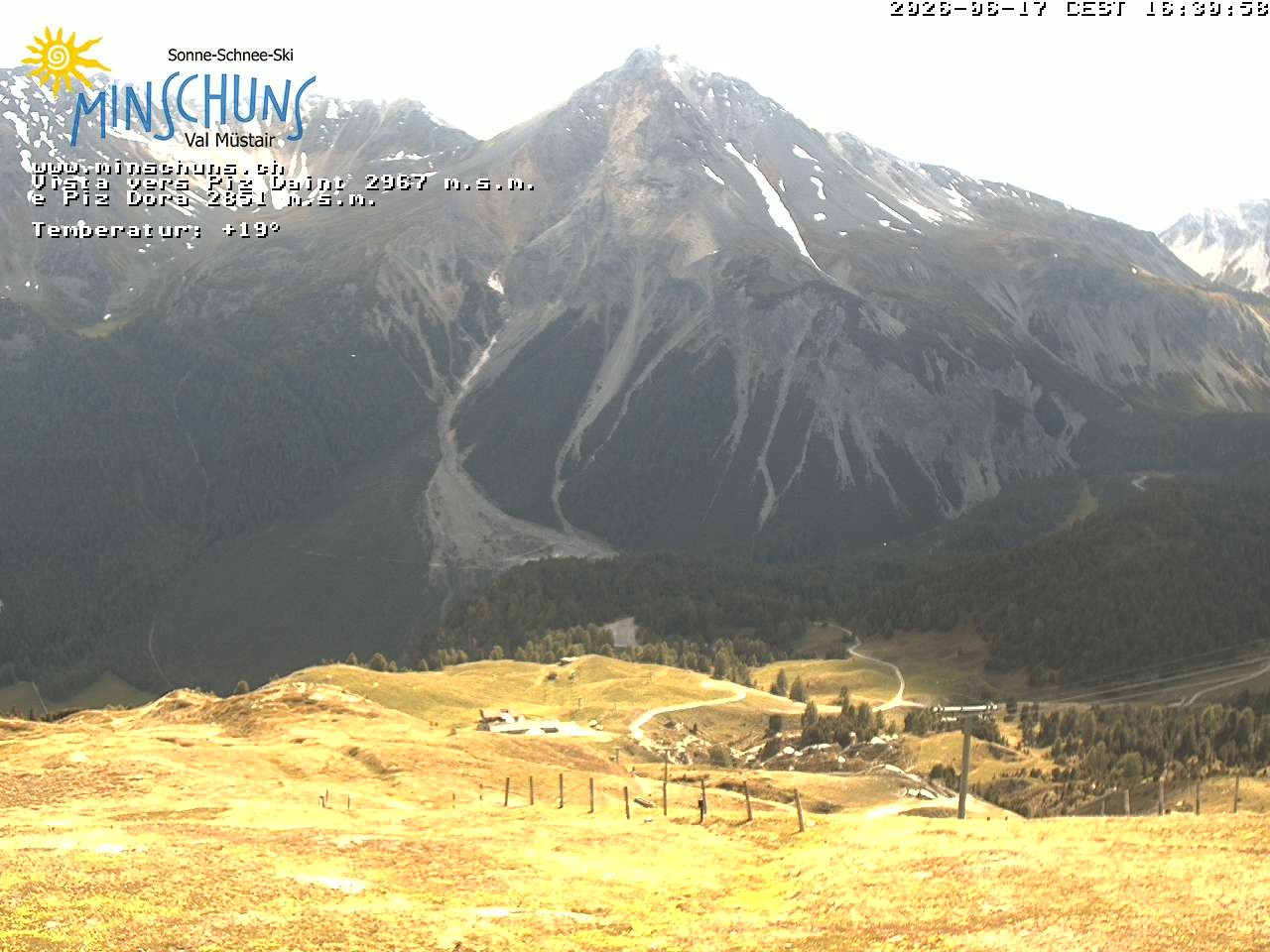 Archived image Webcam Minschuns / Val Müstair