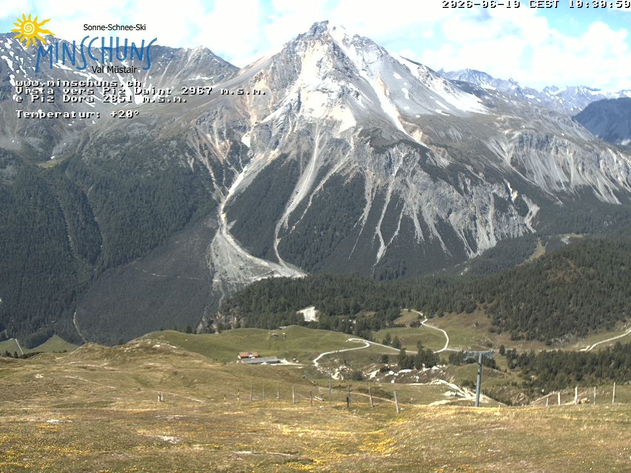 Archiv Foto Webcam Minschuns / Val Müstair