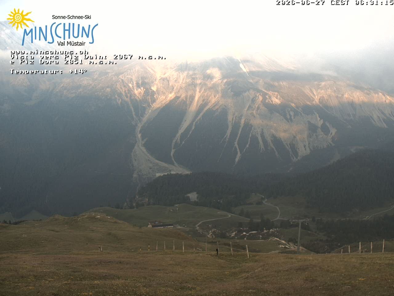 Archiv Foto Webcam Minschuns / Val Müstair