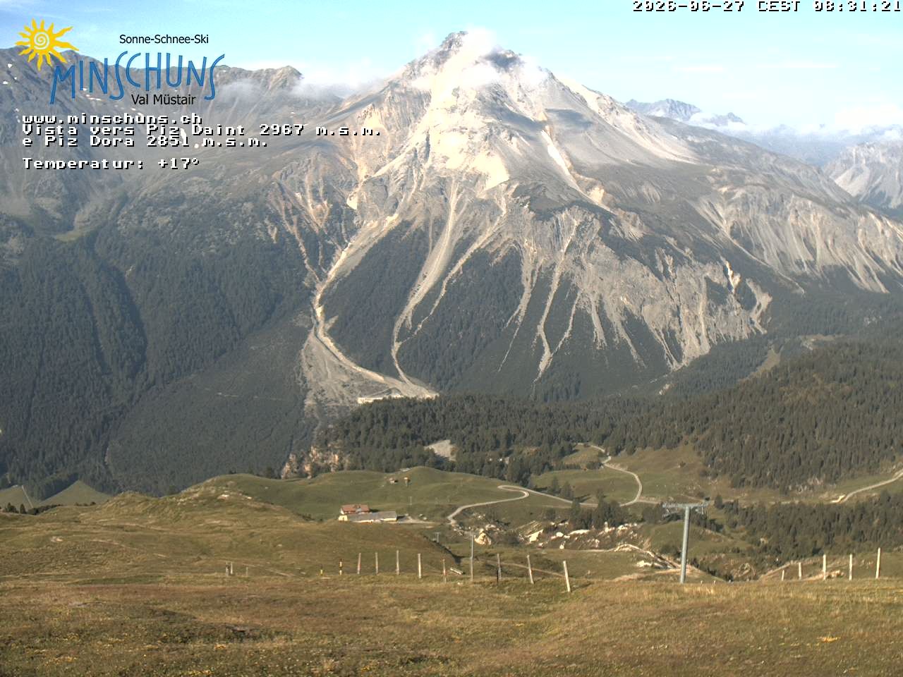 Archiv Foto Webcam Minschuns / Val Müstair