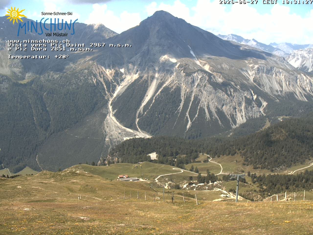 Archiv Foto Webcam Minschuns / Val Müstair