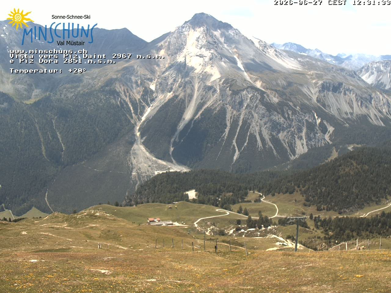 Archiv Foto Webcam Minschuns / Val Müstair