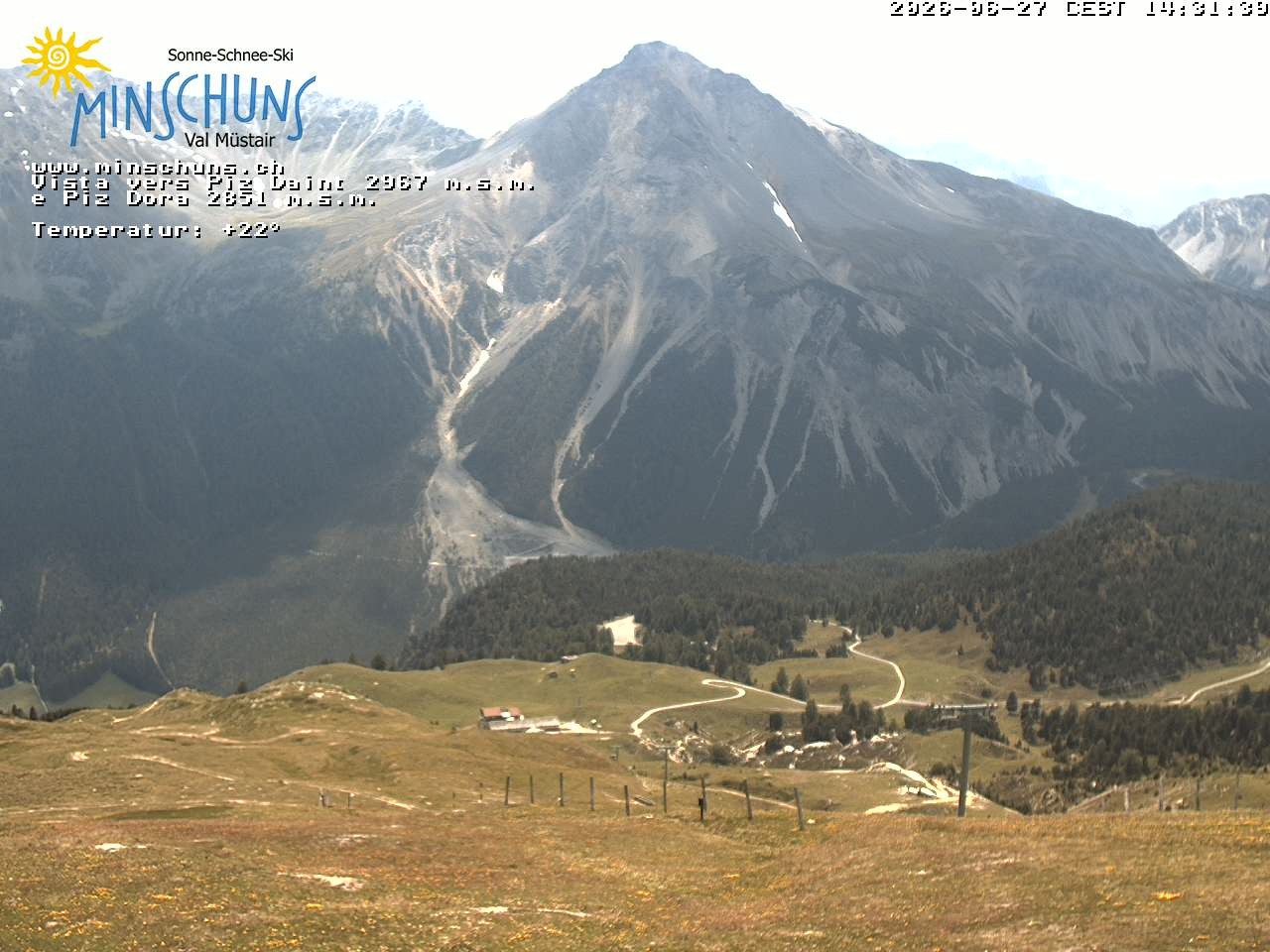 Archiv Foto Webcam Minschuns / Val Müstair