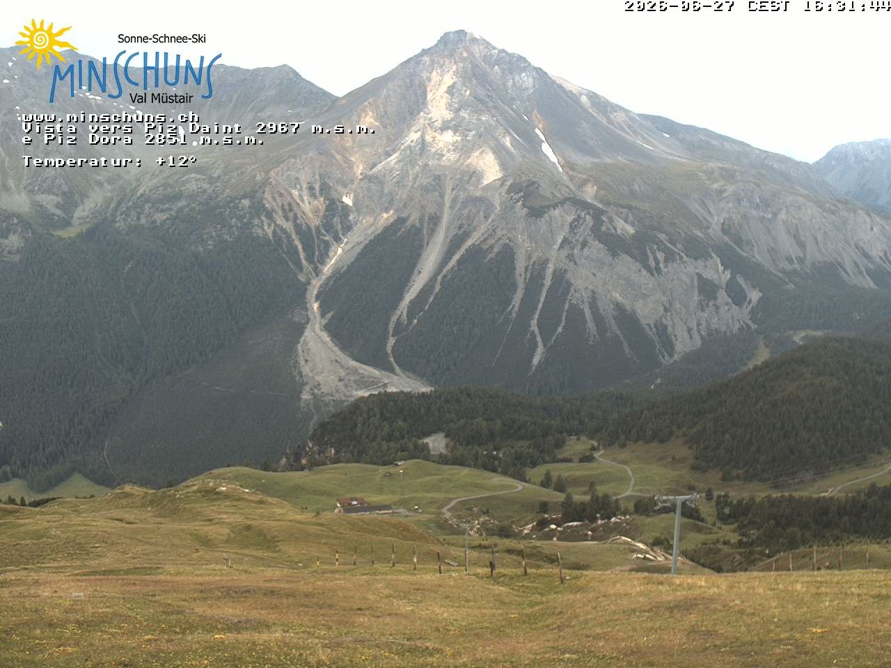 Archiv Foto Webcam Minschuns / Val Müstair