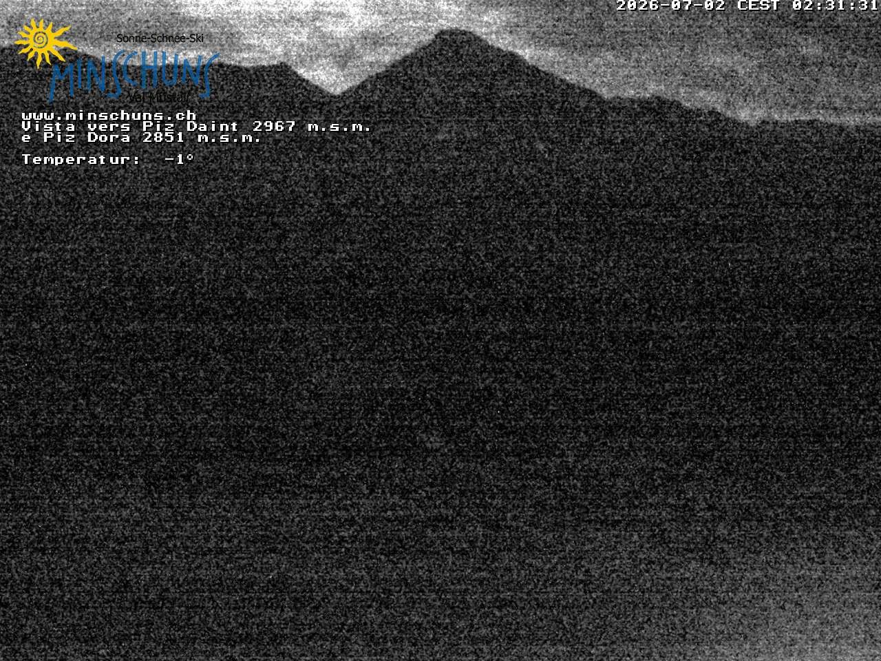Archiv Foto Webcam Minschuns / Val Müstair