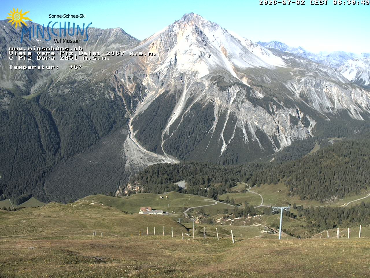 Archiv Foto Webcam Minschuns / Val Müstair