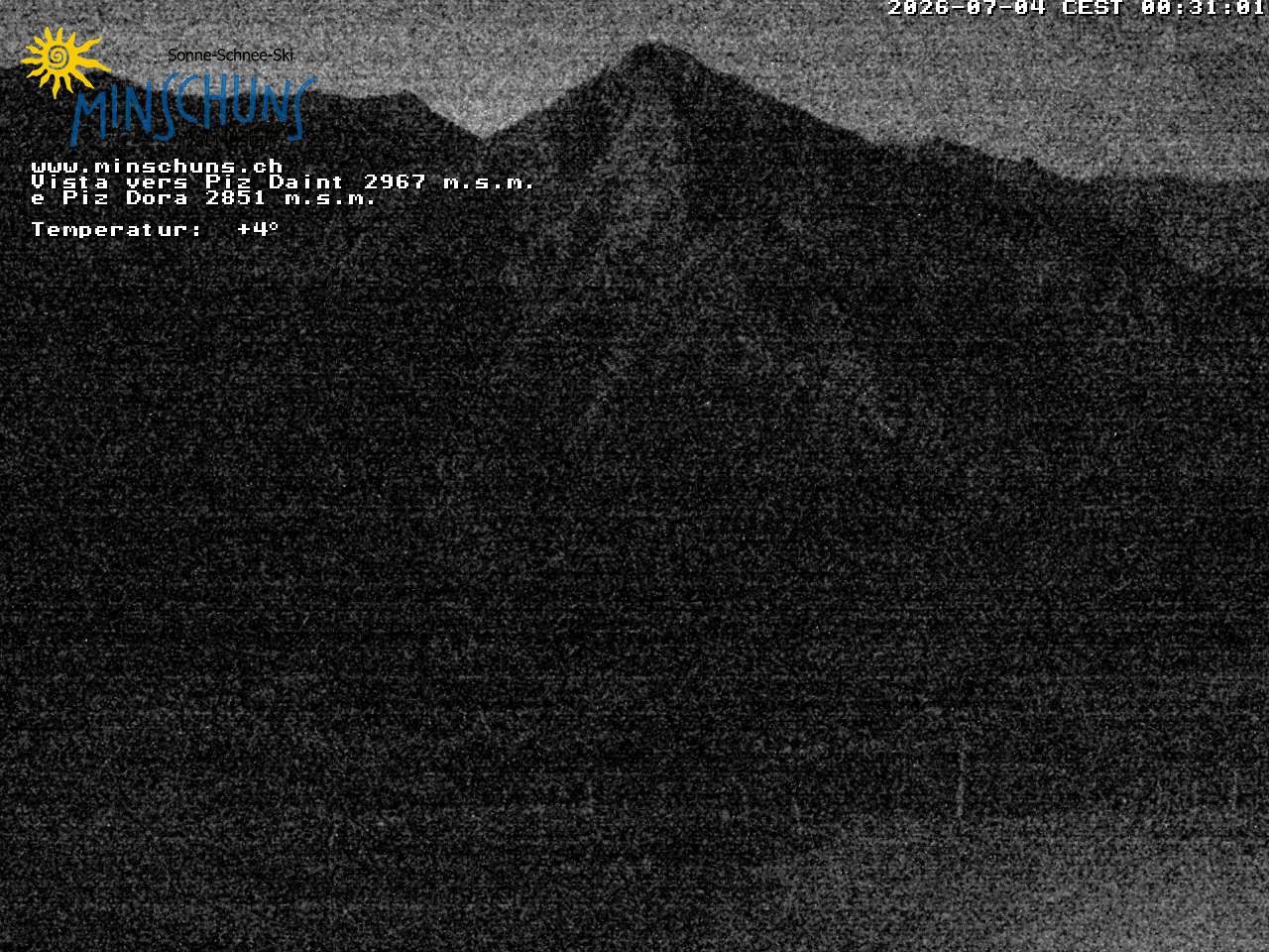 Archived image Webcam Minschuns / Val Müstair
