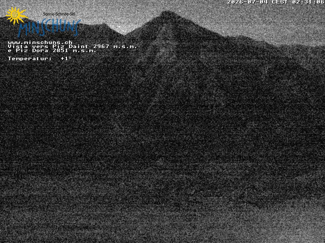 Archived image Webcam Minschuns / Val Müstair