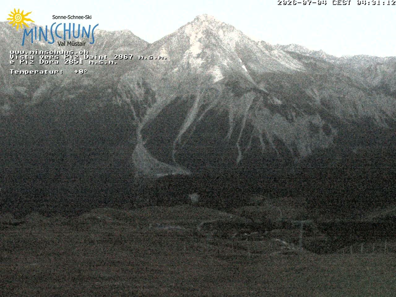 Archived image Webcam Minschuns / Val Müstair