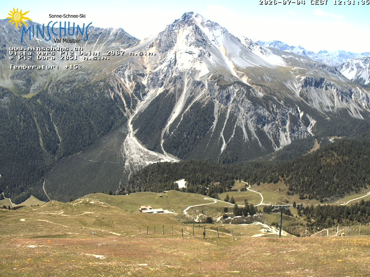 Archived image Webcam Minschuns / Val Müstair