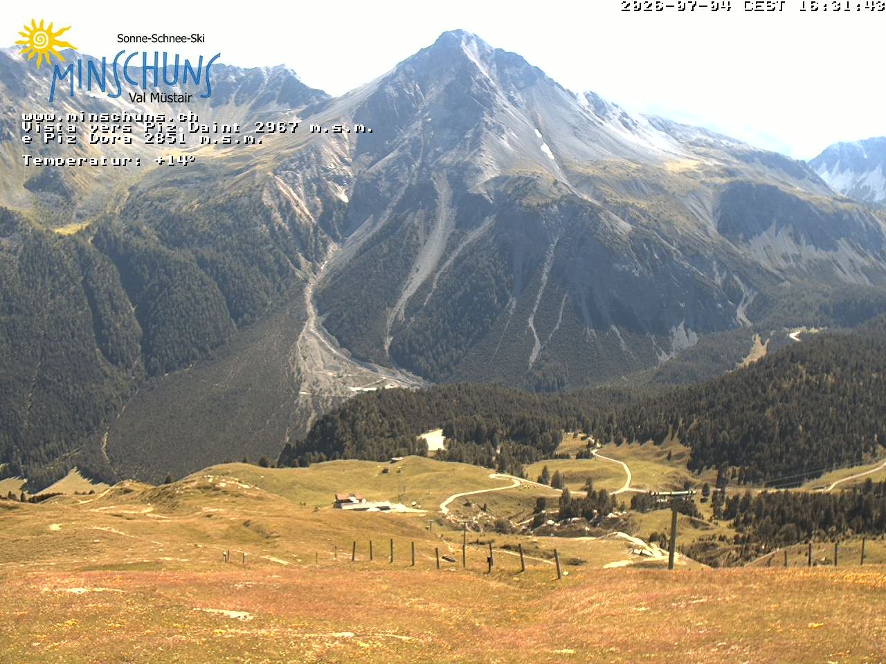 Archived image Webcam Minschuns / Val Müstair
