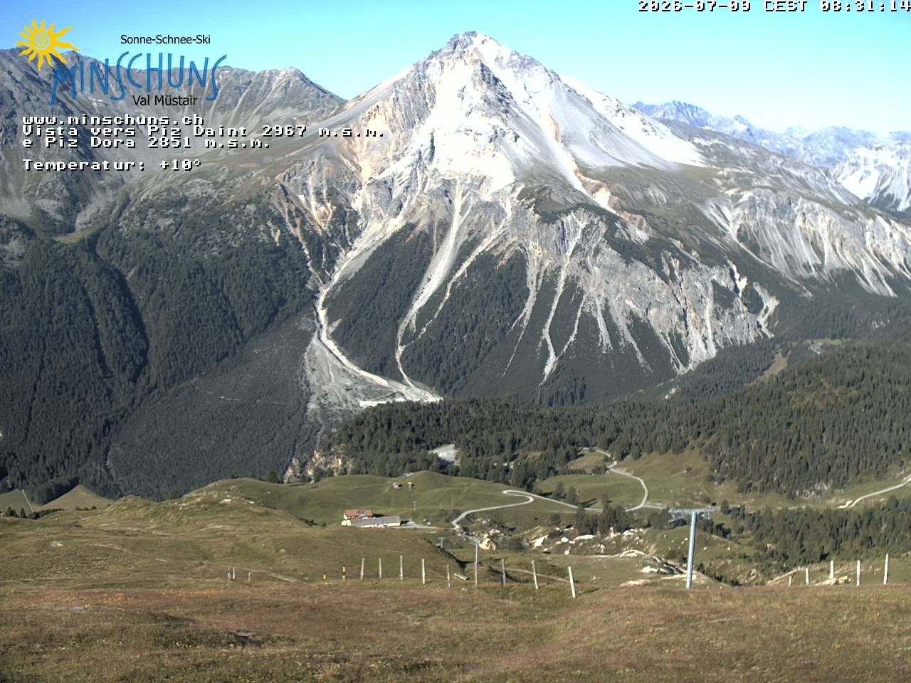 Archiv Foto Webcam Minschuns / Val Müstair