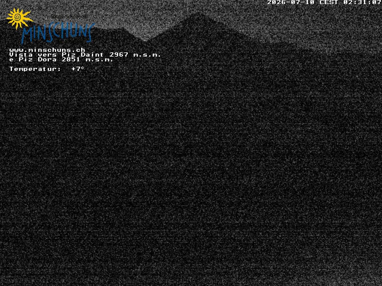 Archiv Foto Webcam Minschuns / Val Müstair