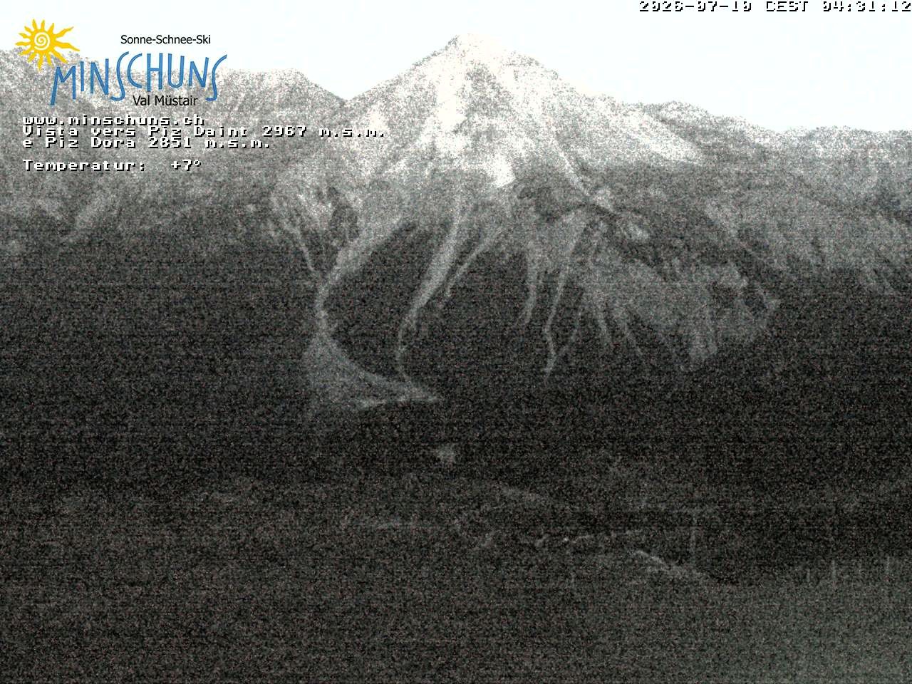 Archiv Foto Webcam Minschuns / Val Müstair