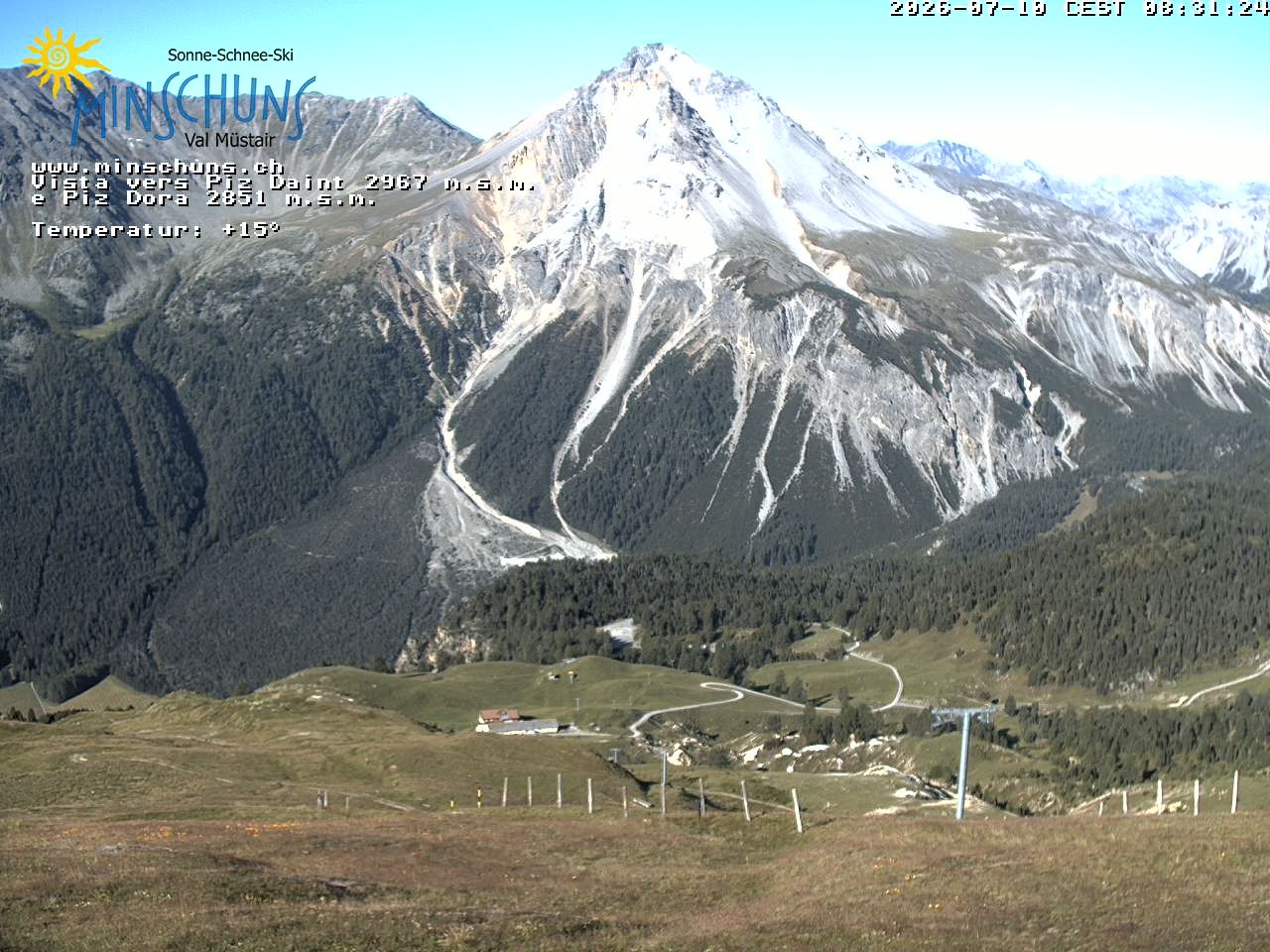 Archiv Foto Webcam Minschuns / Val Müstair