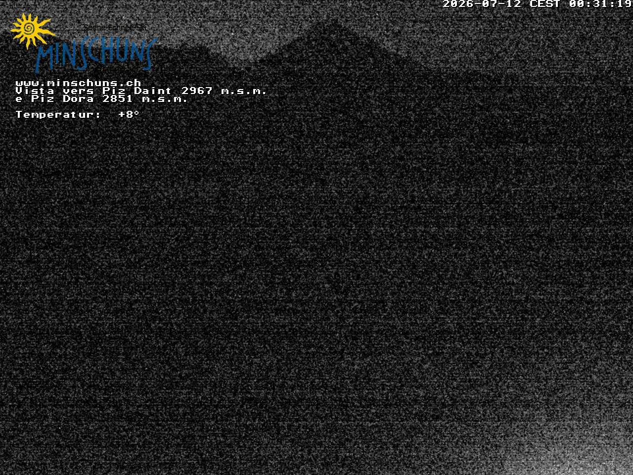Archived image Webcam Minschuns / Val Müstair