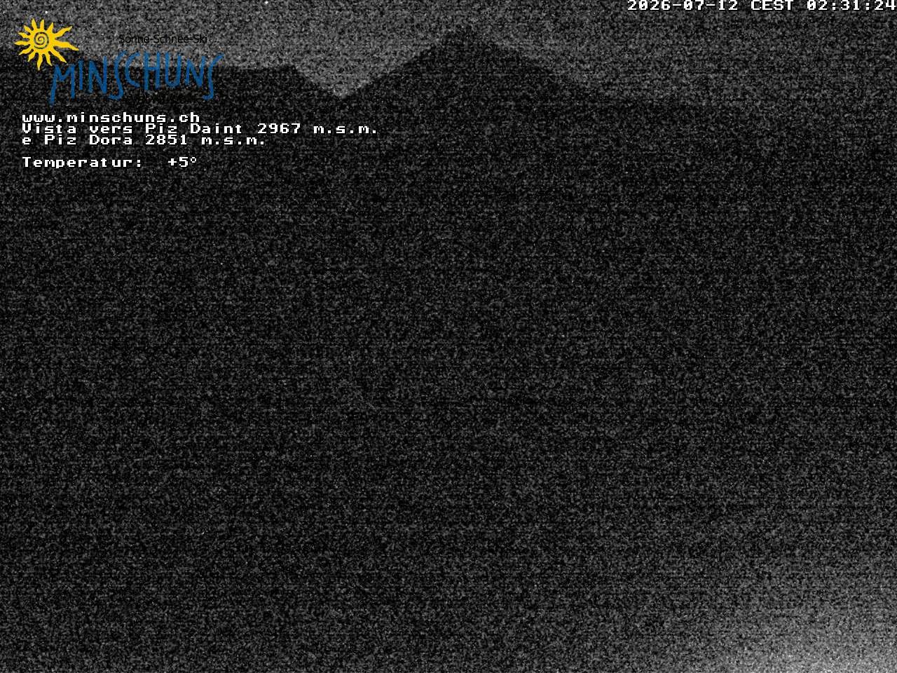Archived image Webcam Minschuns / Val Müstair