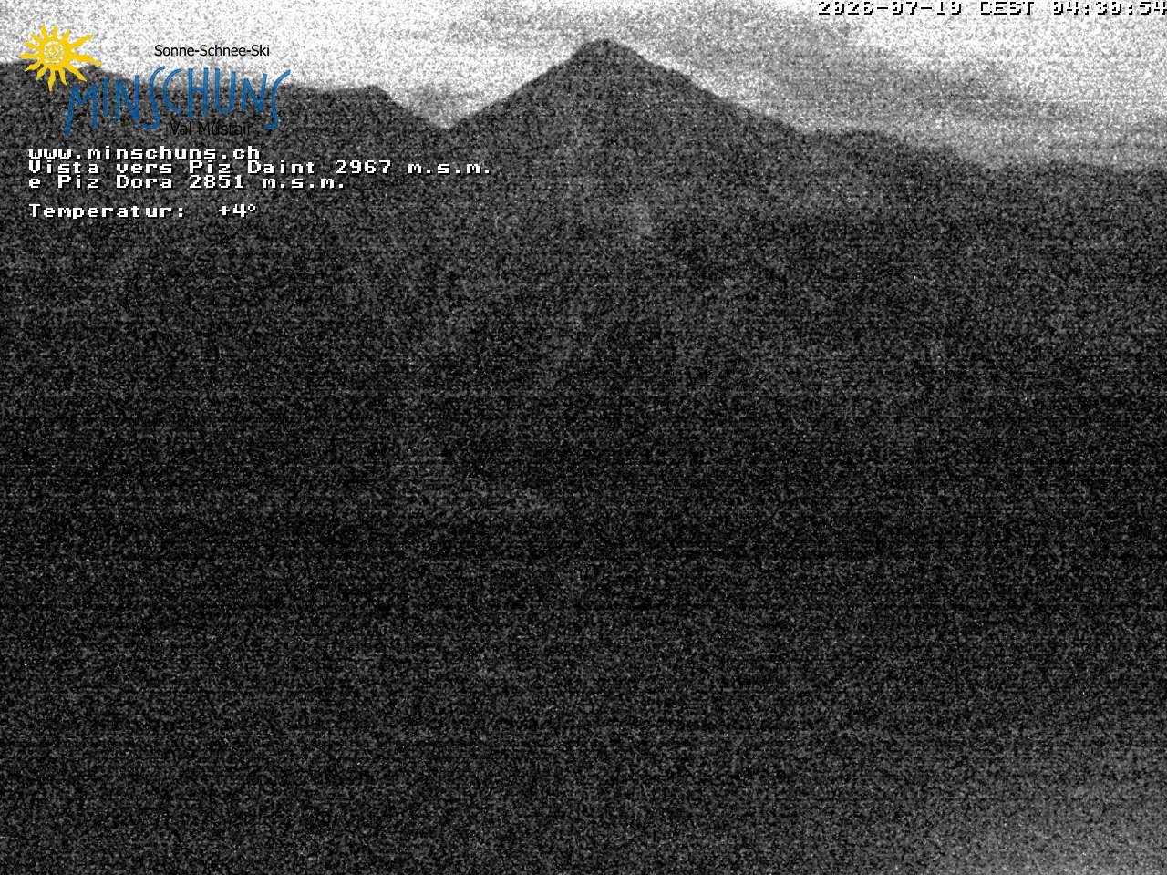 Archiv Foto Webcam Minschuns / Val Müstair