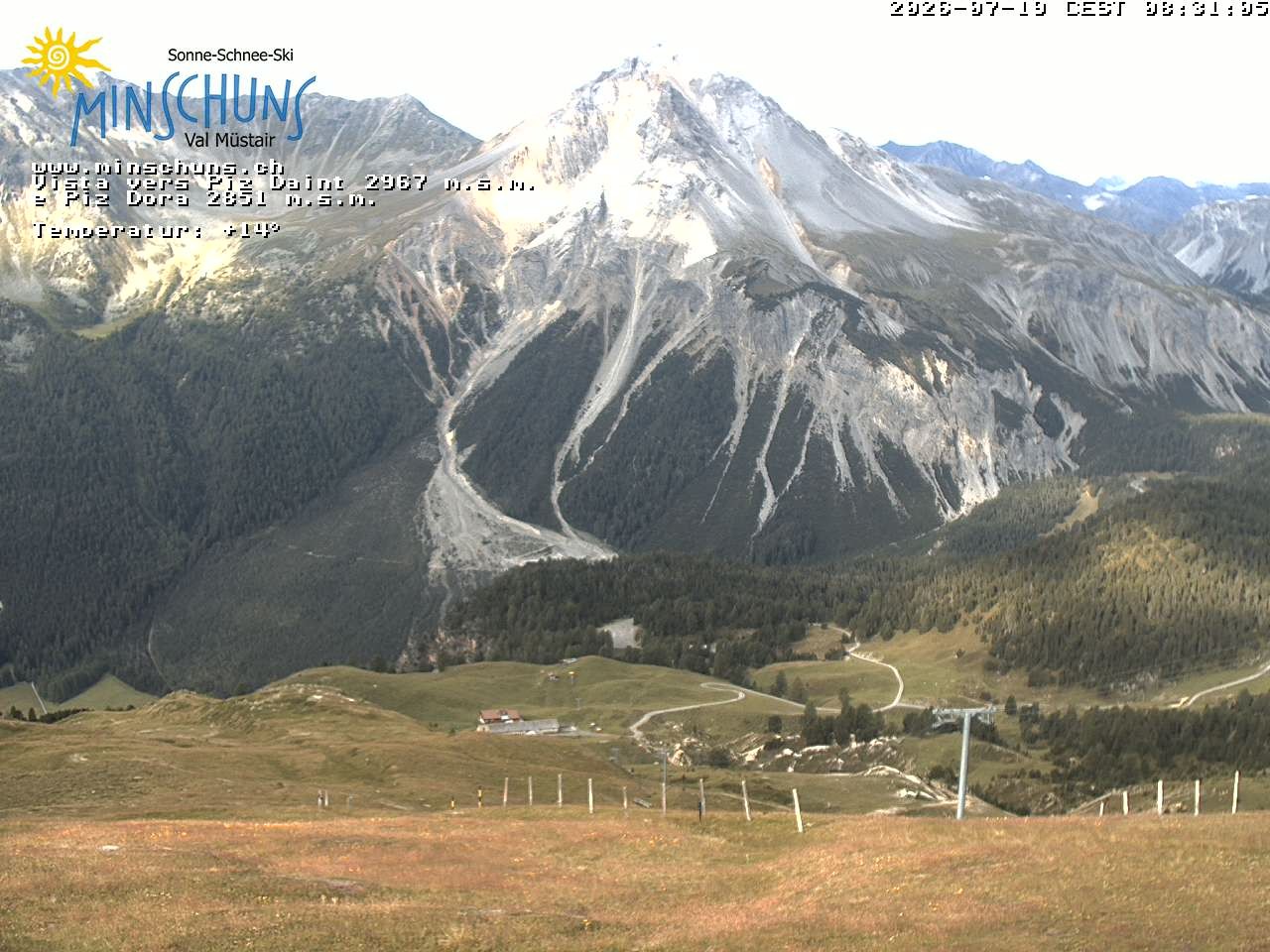 Archiv Foto Webcam Minschuns / Val Müstair