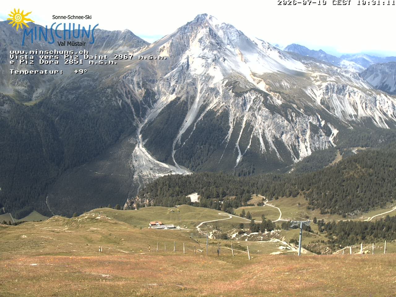 Archiv Foto Webcam Minschuns / Val Müstair