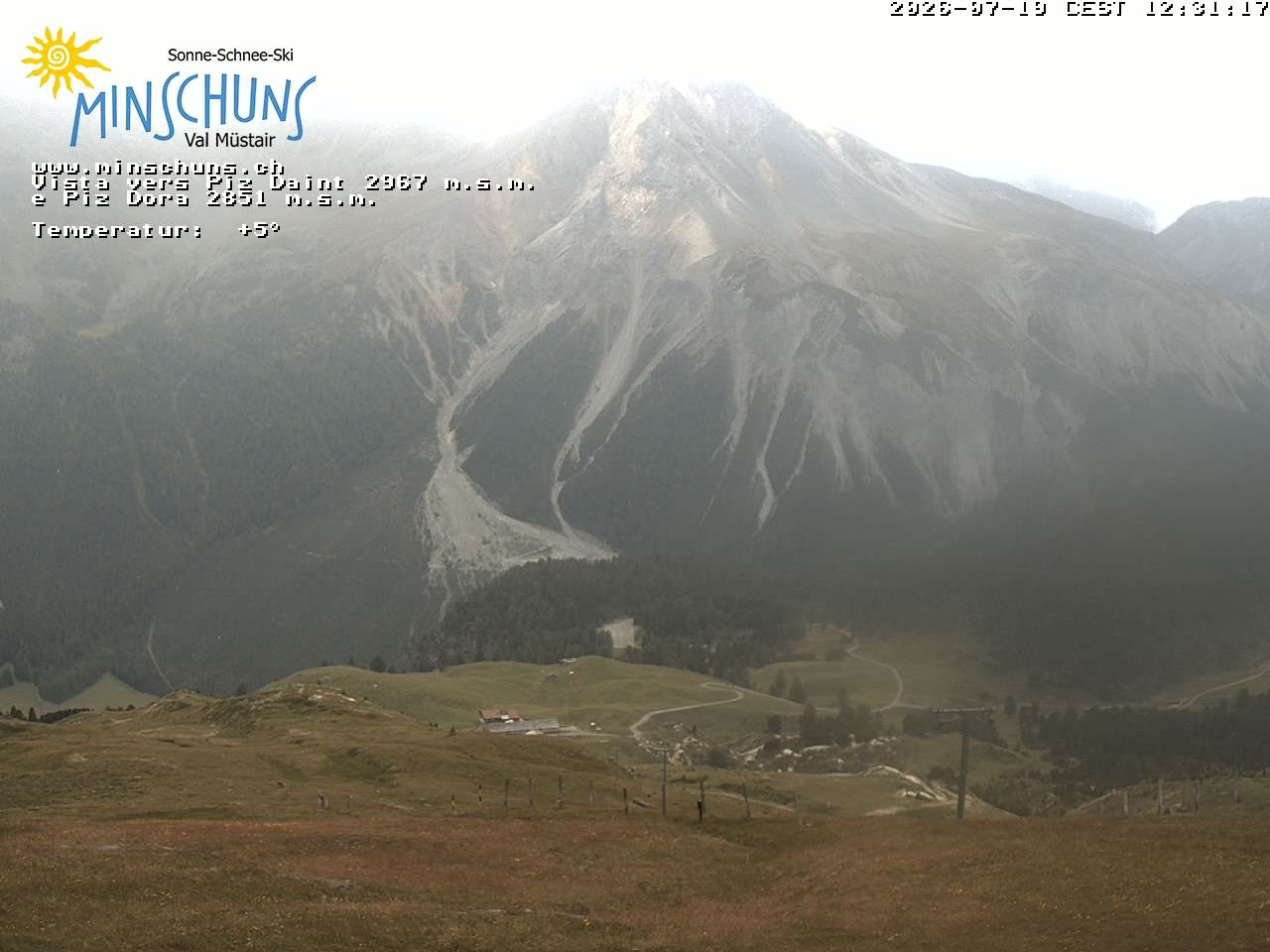 Archiv Foto Webcam Minschuns / Val Müstair