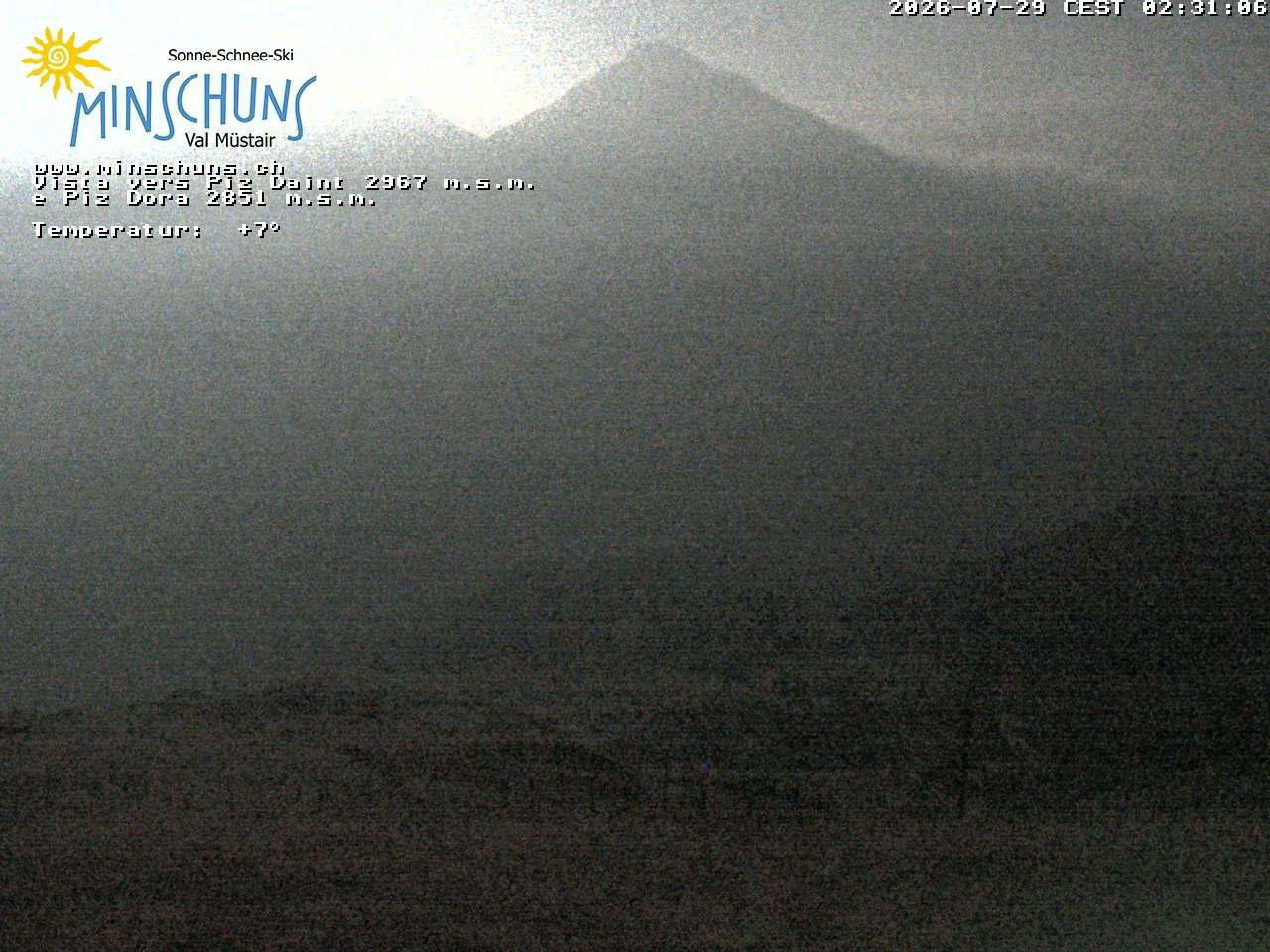 Archiv Foto Webcam Minschuns / Val Müstair