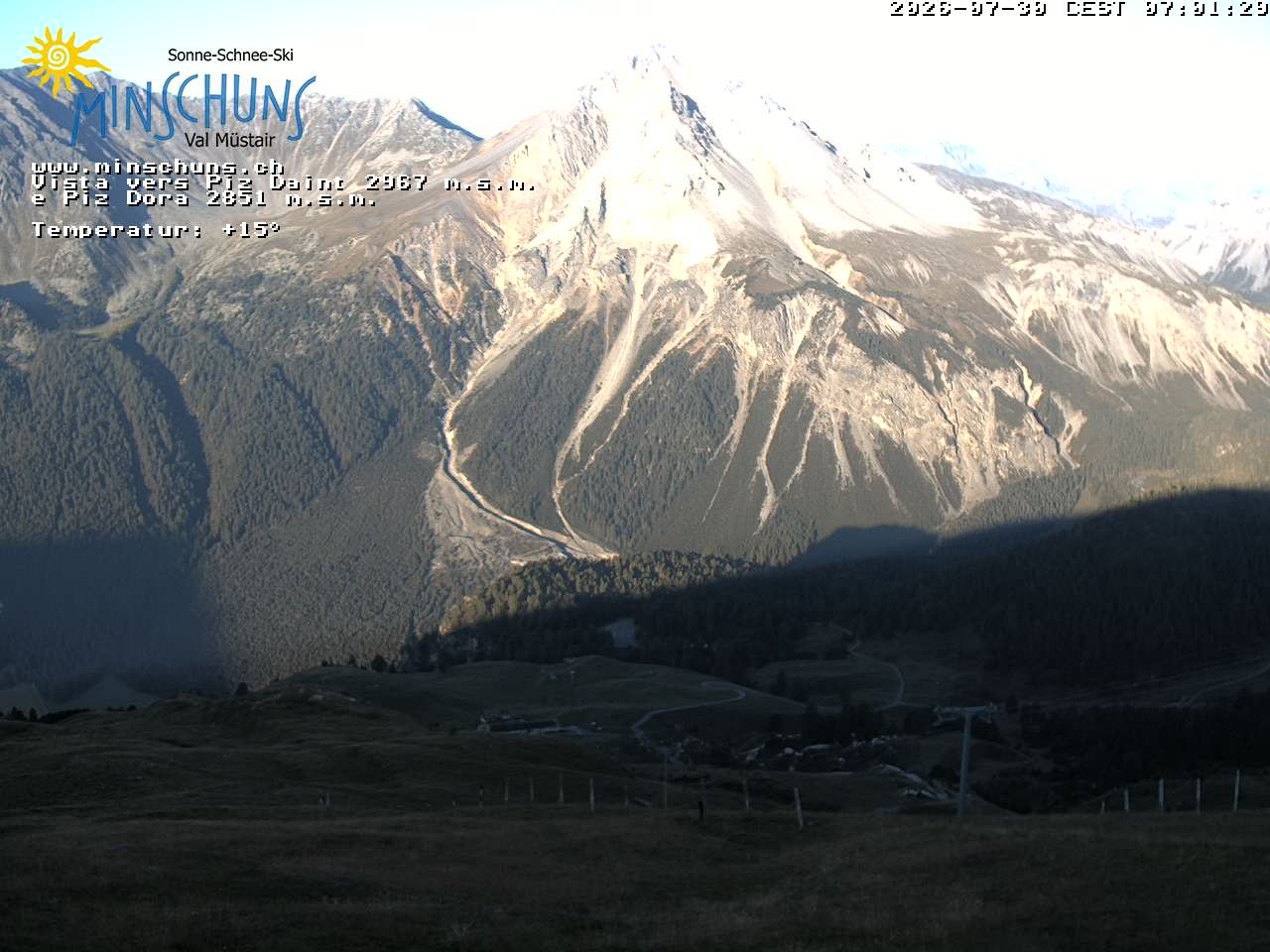 Archiv Foto Webcam Minschuns / Val Müstair
