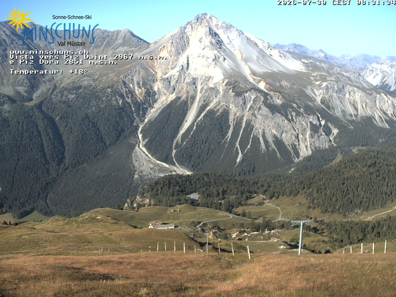 Archiv Foto Webcam Minschuns / Val Müstair