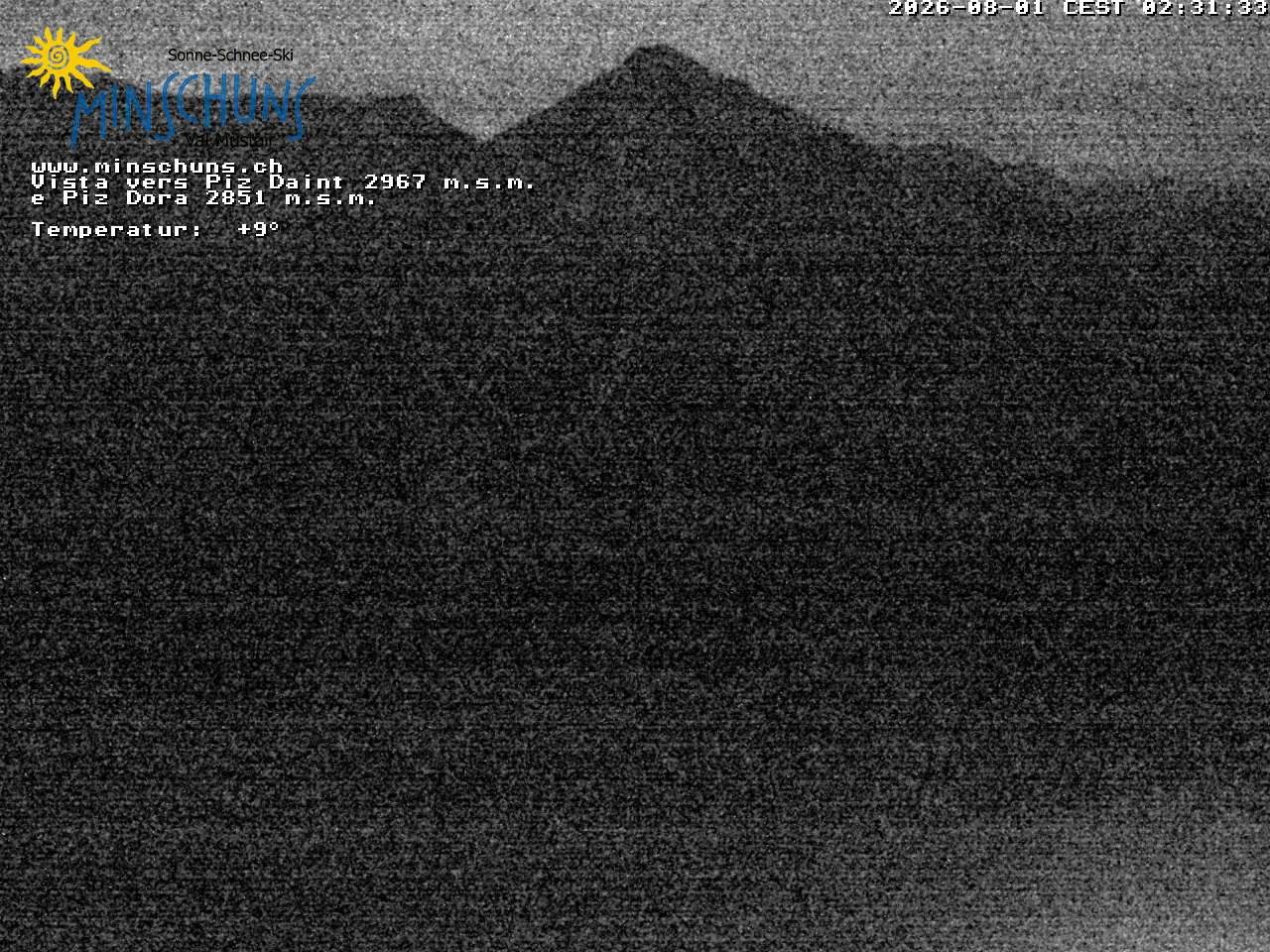 Archiv Foto Webcam Minschuns / Val Müstair