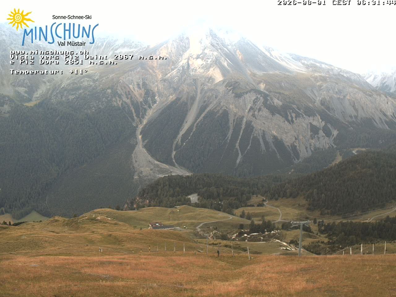 Archiv Foto Webcam Minschuns / Val Müstair
