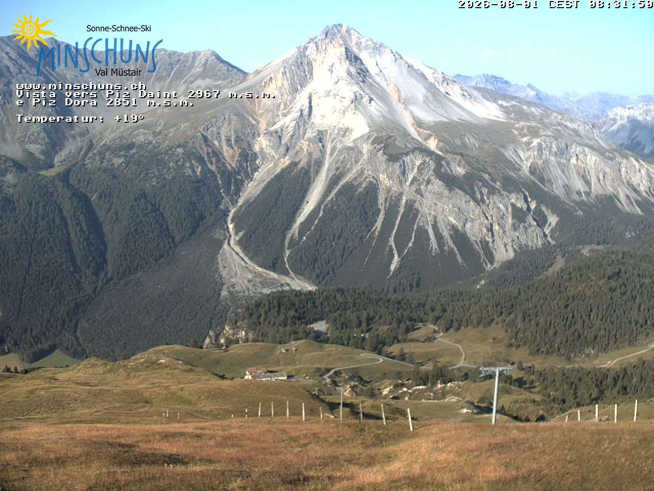 Archiv Foto Webcam Minschuns / Val Müstair