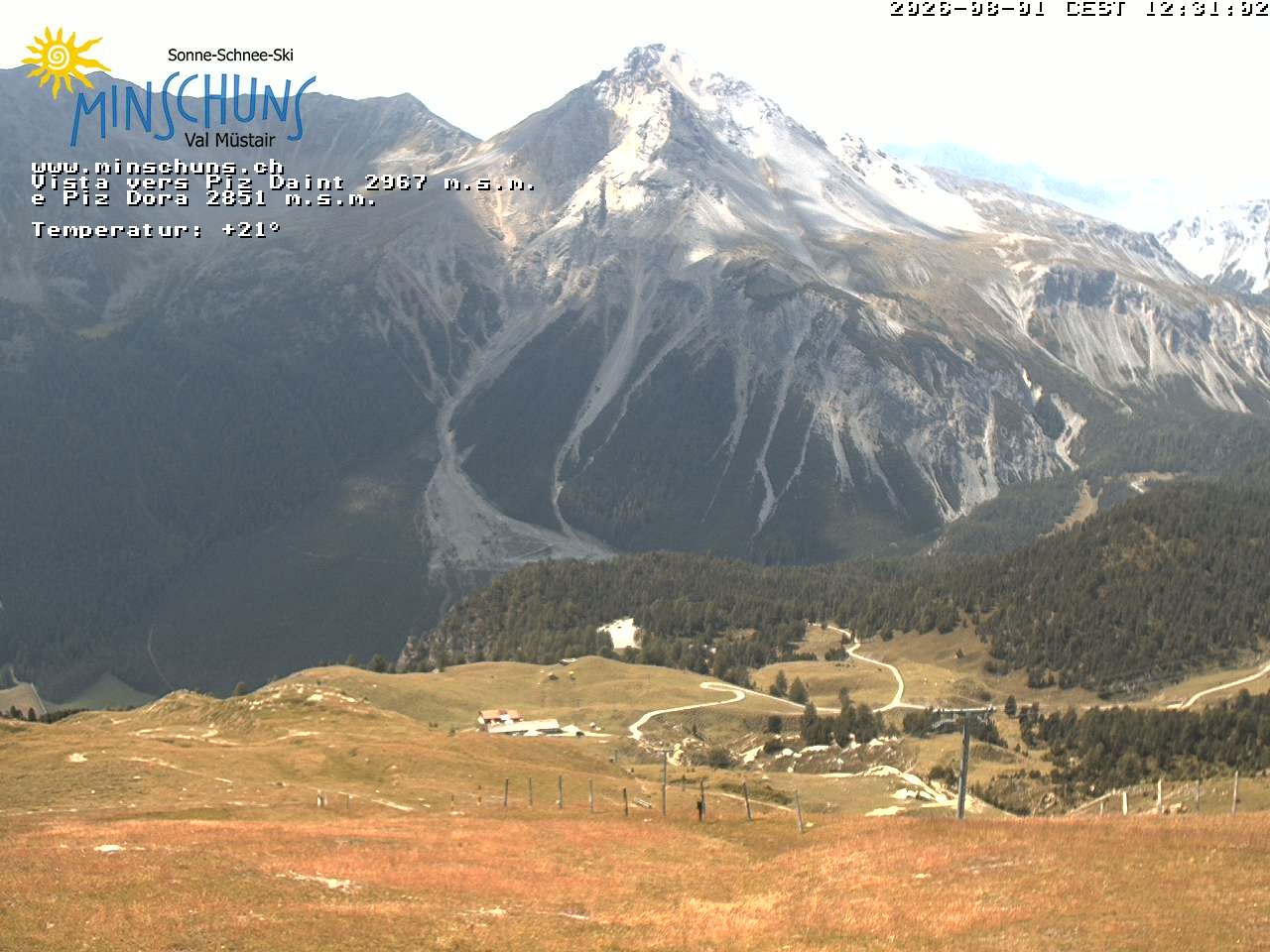 Archiv Foto Webcam Minschuns / Val Müstair