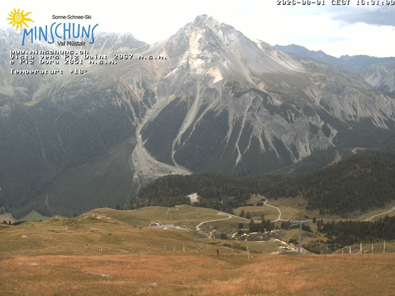 Archiv Foto Webcam Minschuns / Val Müstair