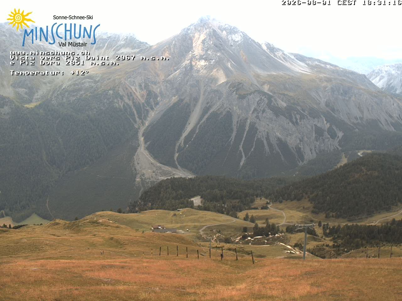 Archiv Foto Webcam Minschuns / Val Müstair
