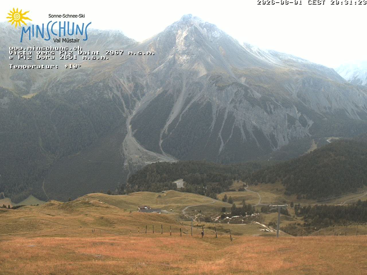 Archiv Foto Webcam Minschuns / Val Müstair