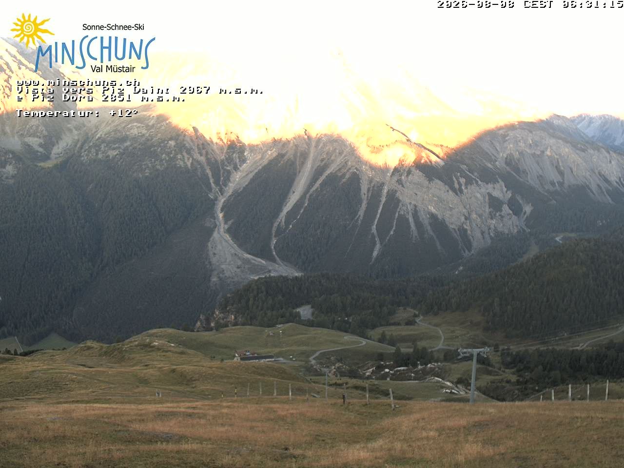 Archiv Foto Webcam Minschuns / Val Müstair