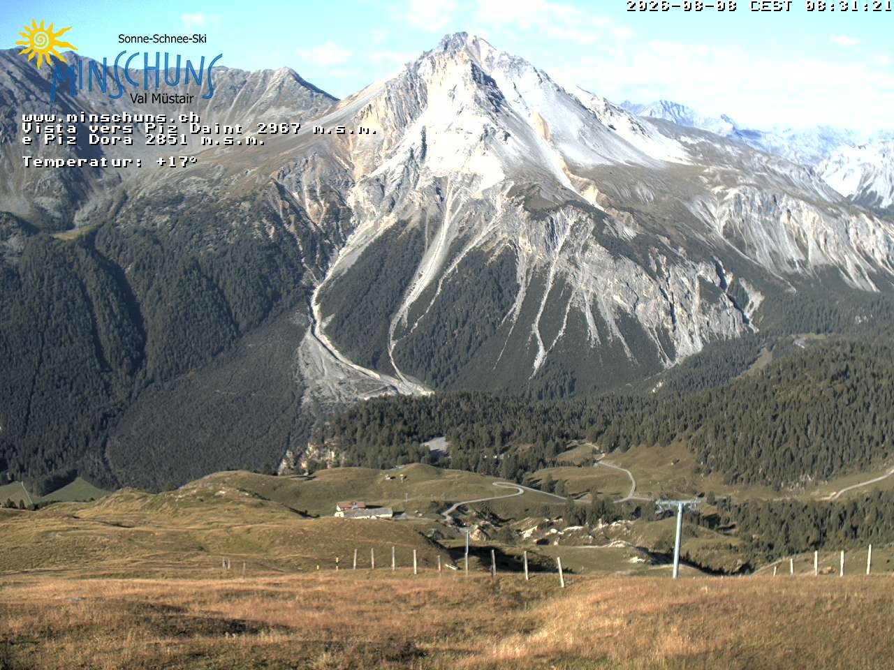 Archiv Foto Webcam Minschuns / Val Müstair