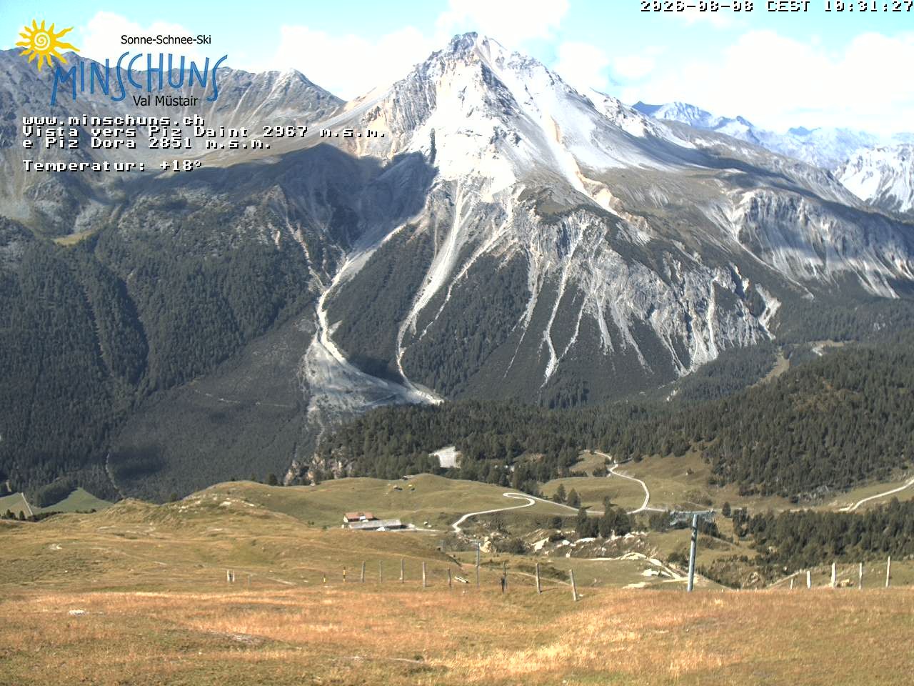 Archiv Foto Webcam Minschuns / Val Müstair
