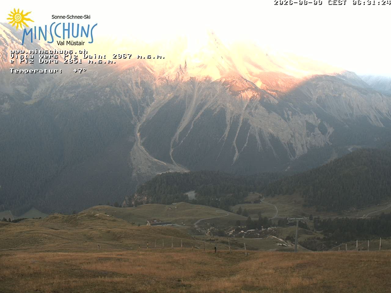 Archiv Foto Webcam Minschuns / Val Müstair