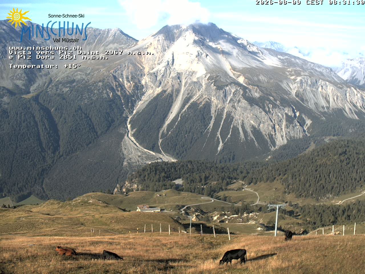 Archiv Foto Webcam Minschuns / Val Müstair