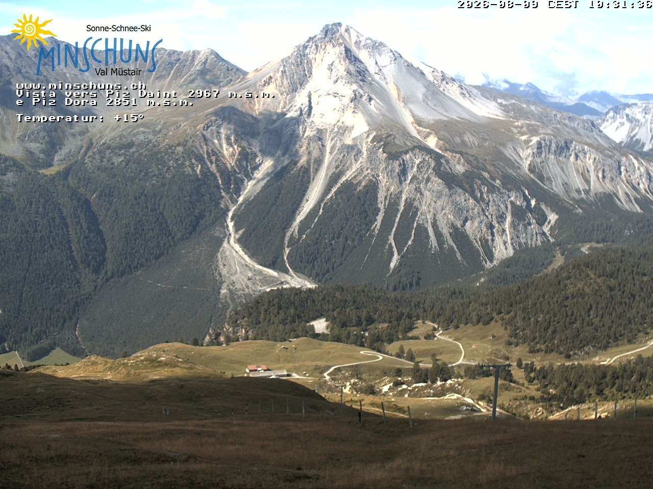 Archiv Foto Webcam Minschuns / Val Müstair