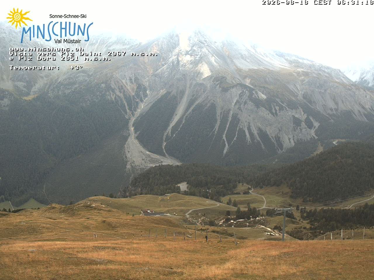 Archiv Foto Webcam Minschuns / Val Müstair